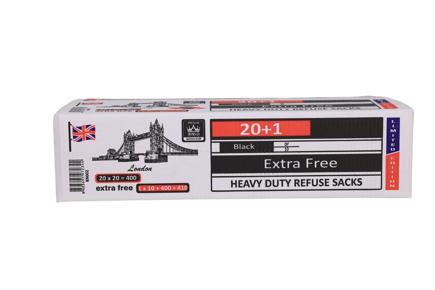 20 pack Heavy Duty refuse sacks