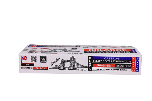 53 Extra-Large Jumbo Heavy-Duty Loose Bin Bags