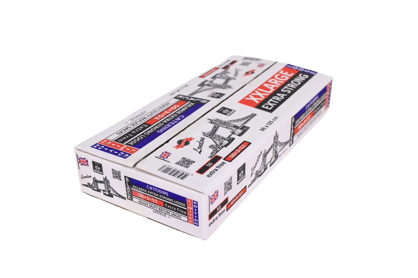 53 Extra-Large Jumbo Heavy-Duty Loose Bin Bags