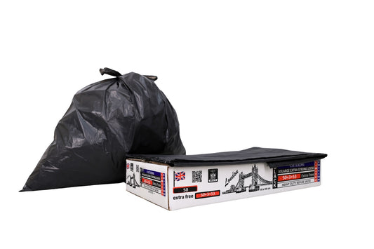 53 Extra-Large Jumbo Heavy-Duty Loose Bin Bags