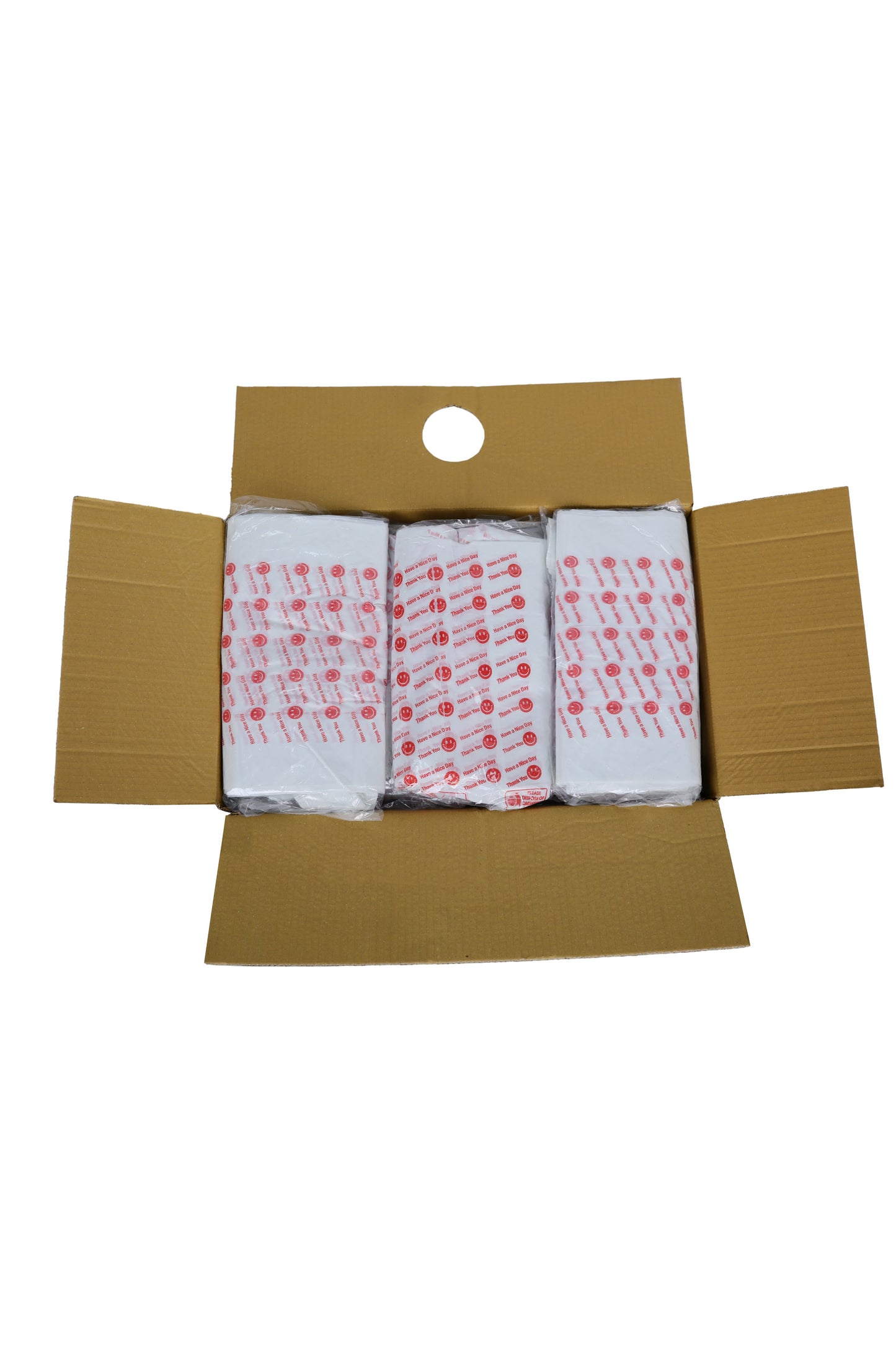 White printed Medium Bags 22L