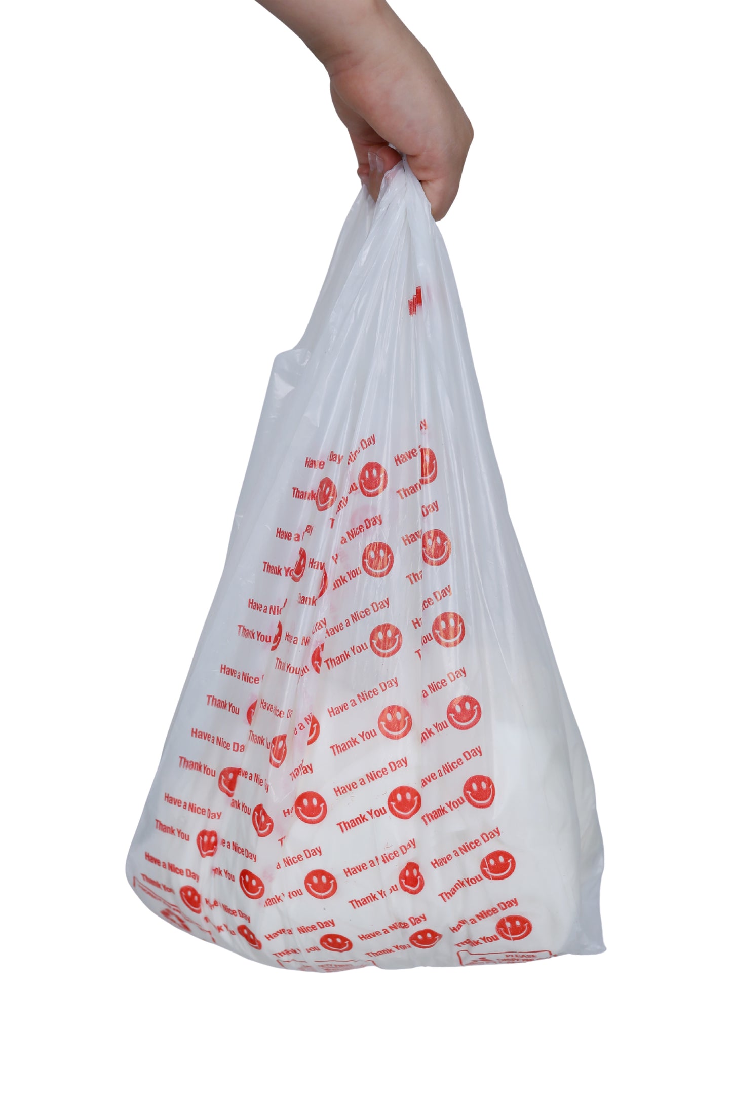 White printed Medium Bags 22L