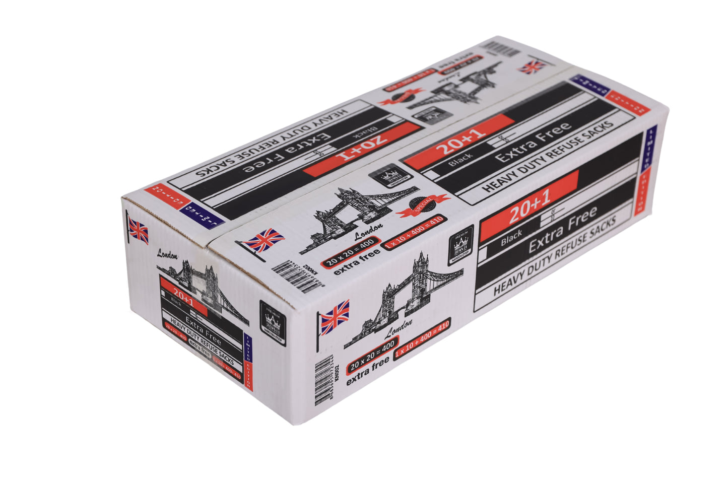 20 pack Heavy Duty refuse sacks